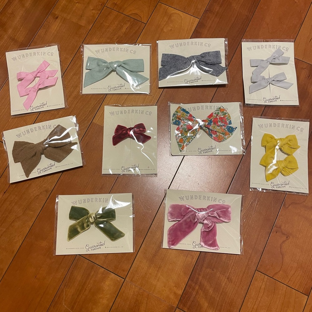 Wunderkin Bow Set - Assorted Colors